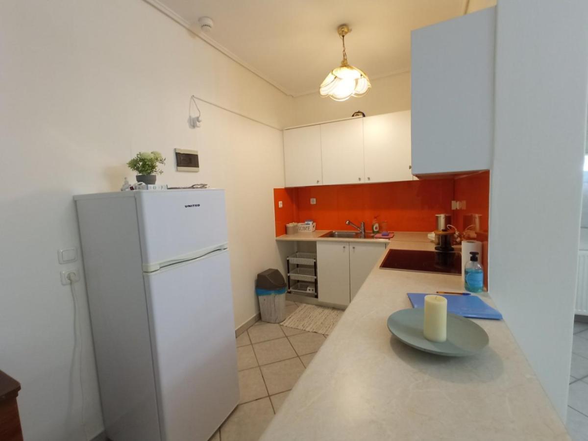 Flat With Garden Near Sea, Port And Airport Apartment Artemida  Bagian luar foto