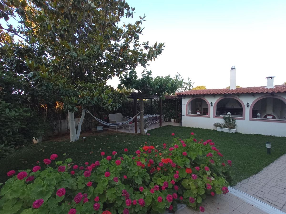 Flat With Garden Near Sea, Port And Airport Apartment Artemida  Bagian luar foto